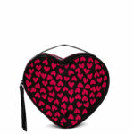 Sac en forme de cœur à imprimé cœur noir Victoria's Secret